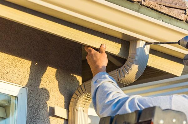 we provide a 5-year warranty on all gutter installation work